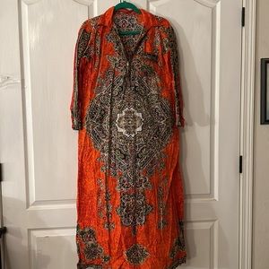 Kaftan dress from the 70